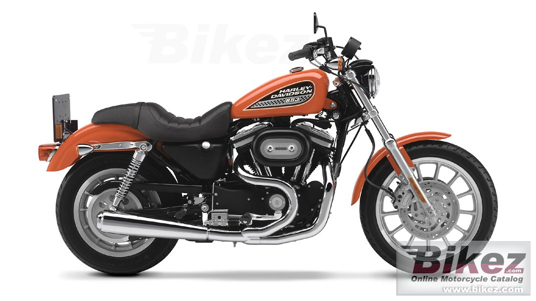 Big Davidson. Published with permission. xl 883 r sportster picture and wallpaper from Bikez.com